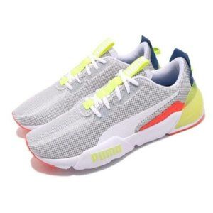 Men Cross Training Shoes New Puma Cell Phases White Blue Yellow Orange 192638-05